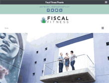 Tablet Screenshot of fiscalfitnessphx.com